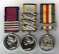 British Medals of the Napoleonic War, Crimean War, and China Opium War.