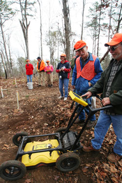 Using Ground Penetrating Radar on Toulmin expedition